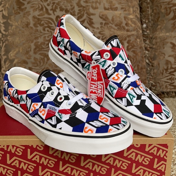 Vans Era Checker Cube Multi/True White MEN’s - Picture 9 of 16